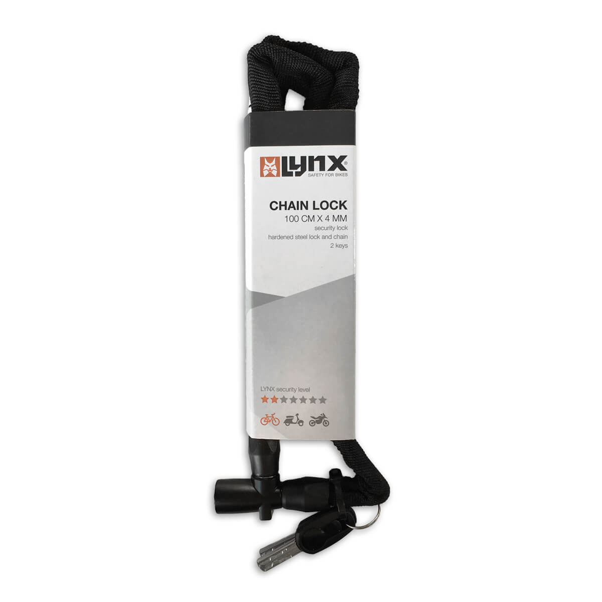 410200 LYNX Kettingslot 100 cm x 4 mm