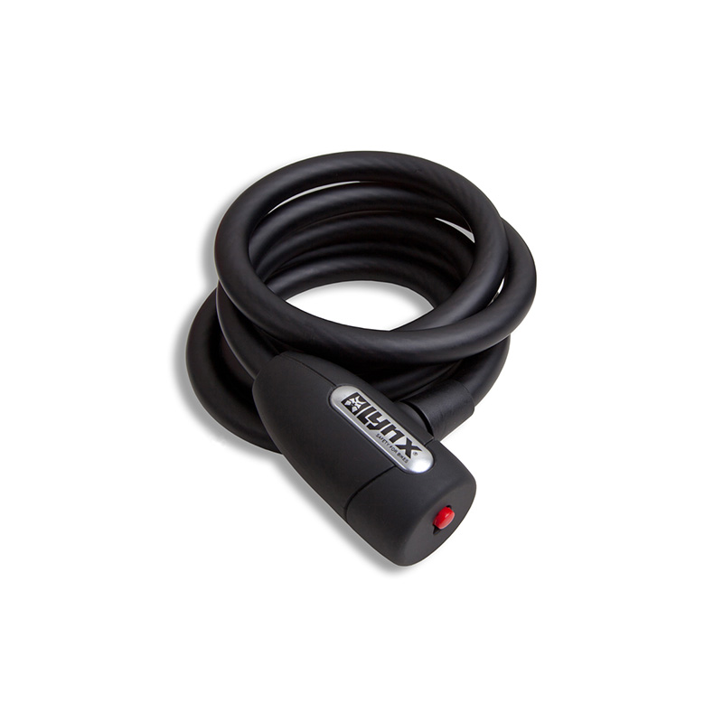 410075 LYNX Spiralkabelschloss 180 cm x 12 mm