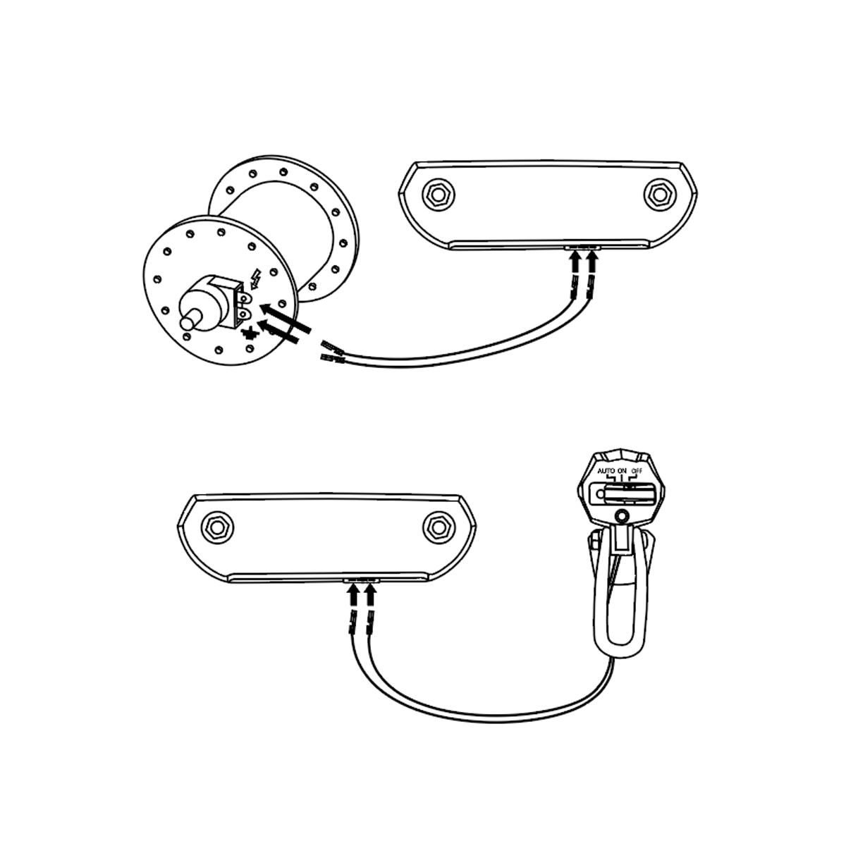 429285 LYNX Achterlicht Dynamo Eagle <- 80 mm ->