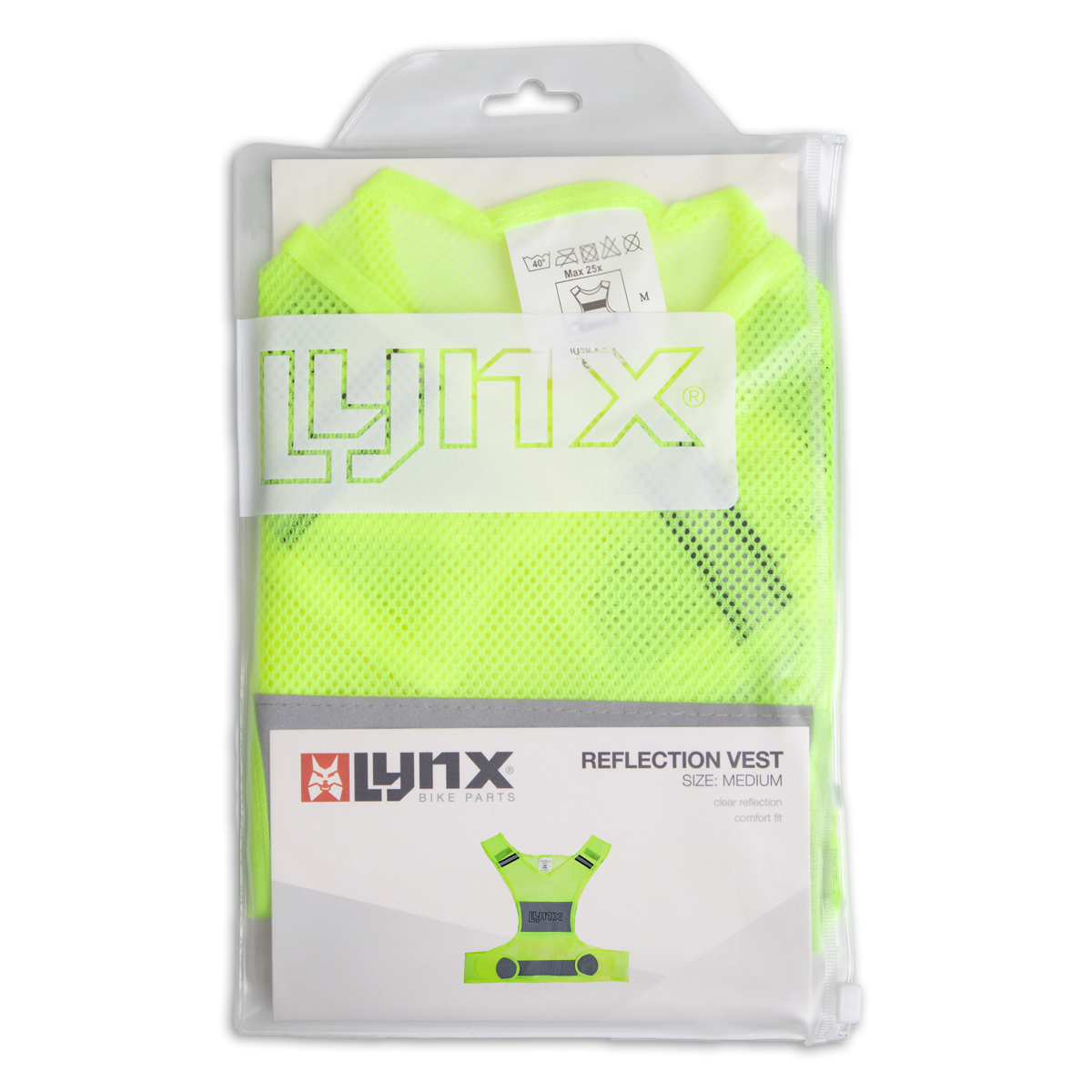 429004.M LYNX Reflectie vest maat M