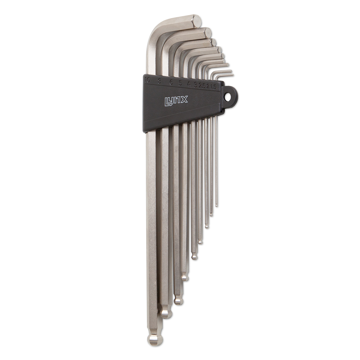 440560 LYNX Inbusschlüsselsatz 9-teilig 1,5 / 2 / 2,5 / 3 / 4 / 5 / 6 / 8 / 10 mm