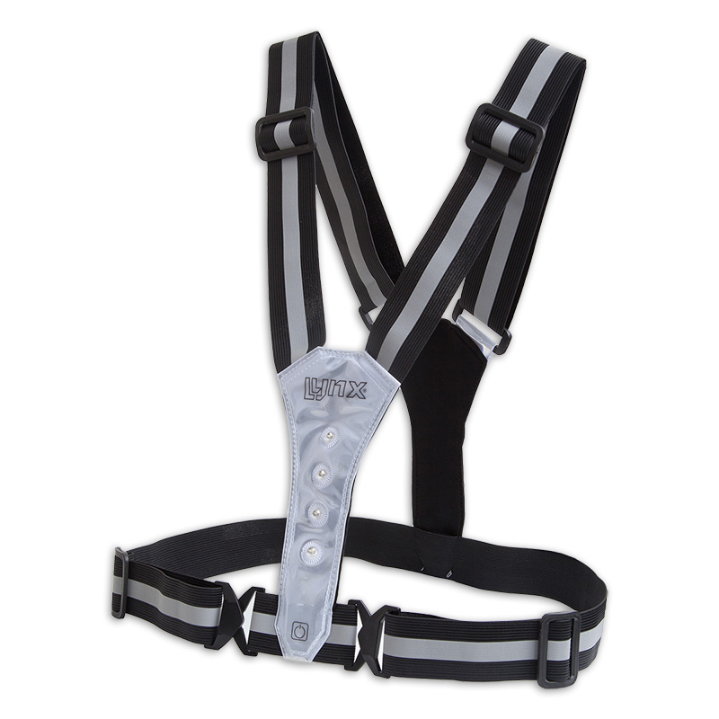 429005.BLA LYNX Reflectie LED Sport vest USB