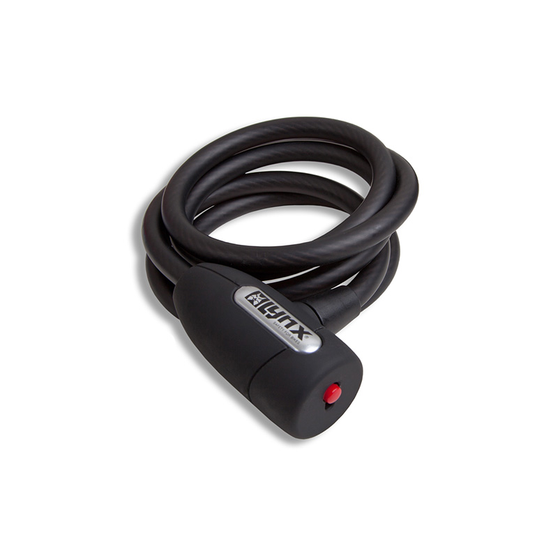 410070 LYNX Spiralkabelschloss 150 cm x 10 mm