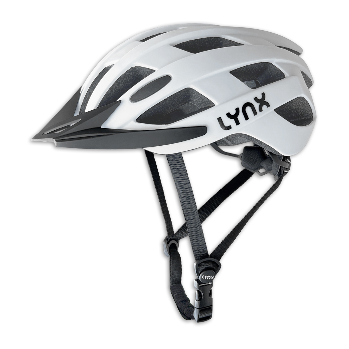 619104.WHI LYNX Fahrradhelm All-Road (L/XL) 58-61 cm